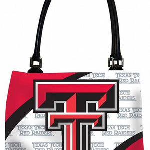 TEXAS TECH RED RAIDERS PURSE BAG HANDBAG DOUBLE HANDLES NEW APPROX 9" BY 12"